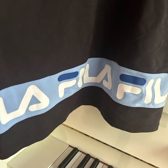 Fila Vintage 90s Baby Blue Bodycon Sporty Dress Womens XL - Picture 4 of 16